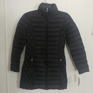 Michael Kors Packable Down Puffer Jacket Black Women’s Size XS (MISSING HOOD)